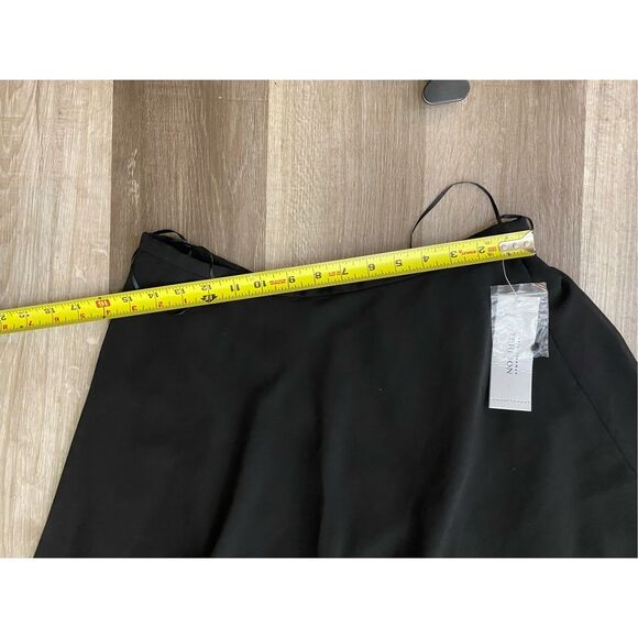 Teri Jon by Rickie Freeman NWT Black Layered Maxi Ruffle Long Skirt, Size 10 - Picture 8 of 12